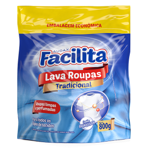 LAVA ROUPAS EM PO 800G AUDAX FACILITA