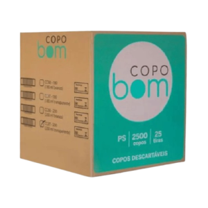 COPO BOM BRANCO 200 ML CX C/2500 UNIDADES