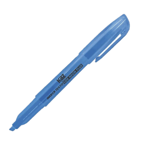 MARCA TEXTO AZUL UND KAZ